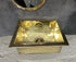 Unlacquered Brass Sink – Undermount Island Kitchen