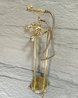 Brass Freestanding Tub Filler – Hand Shower Included
