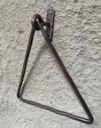 Aged Copper Towel Holder – Wall Mounted Triangle Ring