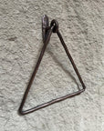 Aged Copper Towel Holder – Wall Mounted Triangle Ring