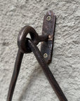 Aged Copper Towel Holder – Wall Mounted Triangle Ring